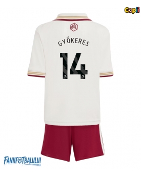 Arsenal Viktor Gyokeres #14 Echipament de Fotbal Replică 2025-26 Copii Treilea (+ Șorturi)